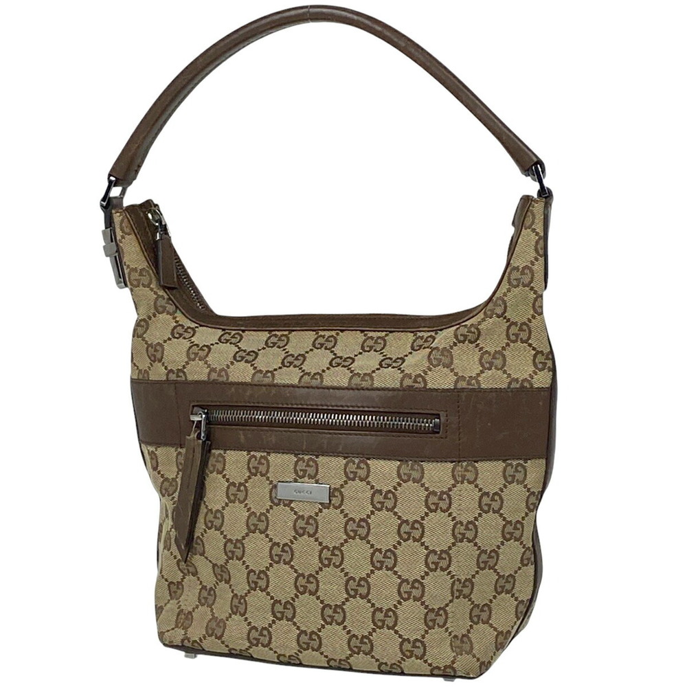 Gucci GG Shoulder Bag Hobo canvas brown - Picture 1 of 6